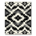 Monochromatic Geometric Staircase Rug