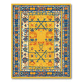 Yellow Tribal Geometric Kilim Rug