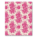Vibrant Fuchsia Floral Bouquet Rug