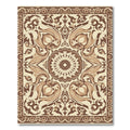 Ornate Scrollwork Inlay Centerpiece Rug