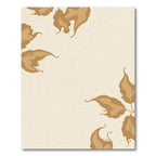 Art Nouveau Tan Leafy Vines Rug