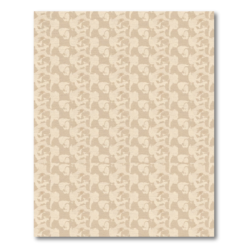 Neutral Abstract Brushstroke Composition Rug