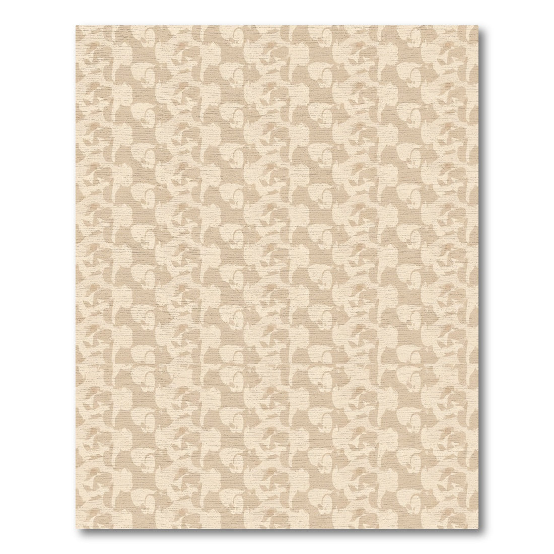 Neutral Abstract Brushstroke Composition Rug