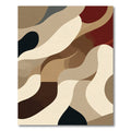 Earthy Organic Flow Abstract Rug