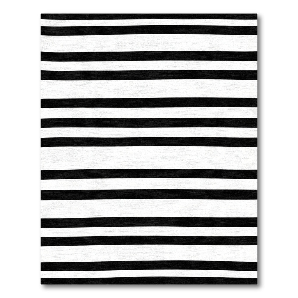 Bold Monochrome Linear Accent Rug