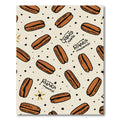 Hot Dog Black Dot Cream Rug
