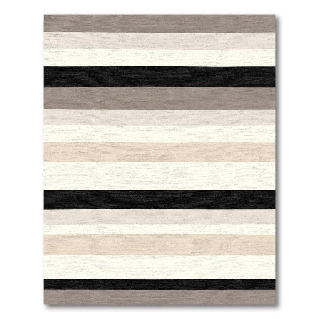 Neutral Toned Horizontal Stripe Rug