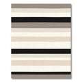 Neutral Toned Horizontal Stripe Rug