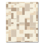 Modern Geometric Block Harmony Rug
