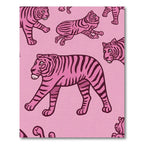 Pink Tigers All Over Rug