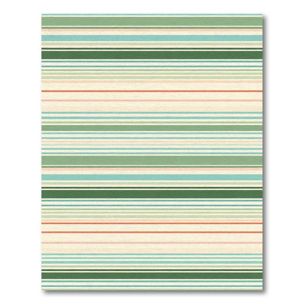 Multi Stripe Earth Tones Rug