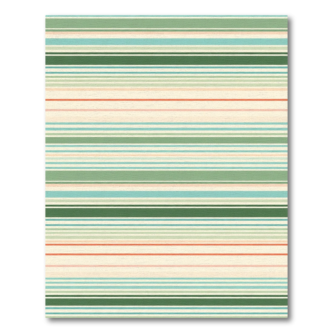 Multi Stripe Earth Tones Rug