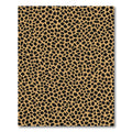 Tawny Black Spotty Animal Print Rug