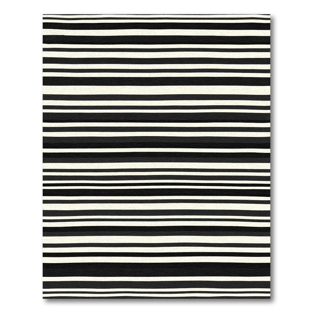 Classic Monochrome Stripe Rug