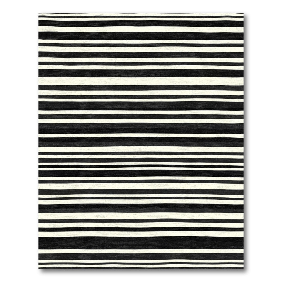 Classic Monochrome Stripe Rug