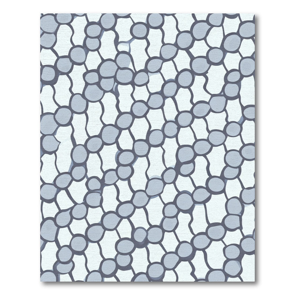 Cool Gray Organic Net Rug