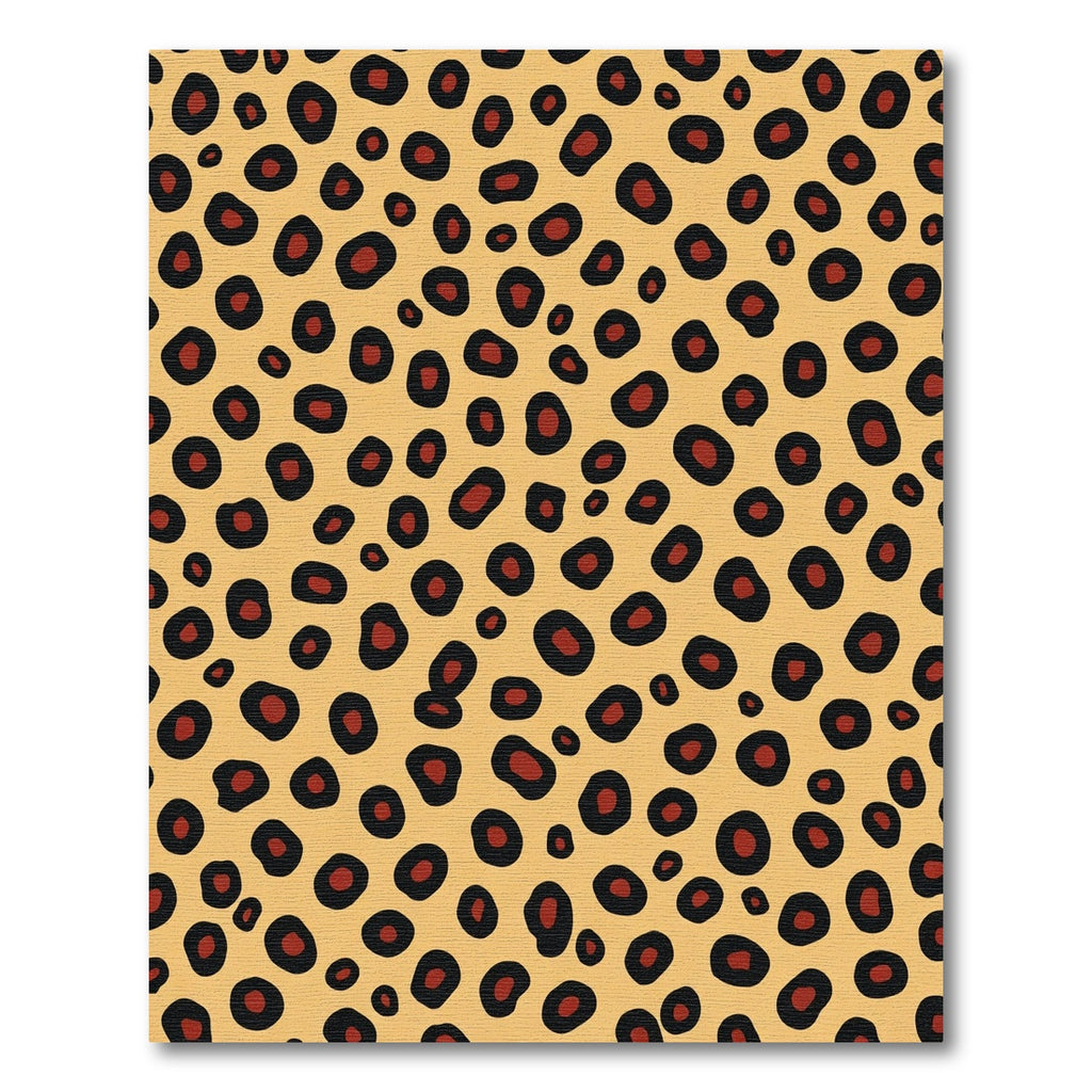 Golden Cheetah Spot Animal Print Rug
