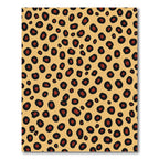 Golden Cheetah Spot Animal Print Rug