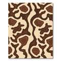 Brown Latte Organic Contour Rug