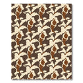 Woodland Camouflage Abstract Organic Pattern Rug