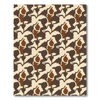 Woodland Camouflage Abstract Organic Pattern Rug