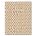 Brown Note Musical Pattern Rug