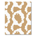 Earthy Tan White Organic Spots Rug