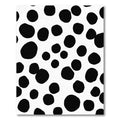 Black and White Polka Dot Scatter Rug
