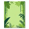 Lush Green Tropical Bamboo Foliage Rug