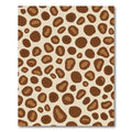 Spotted Safari Brown Abstract Shapes Rug