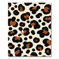 Bold Brown Black Spots Leopard Rug
