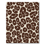 Brown Organic Pod Cluster Rug