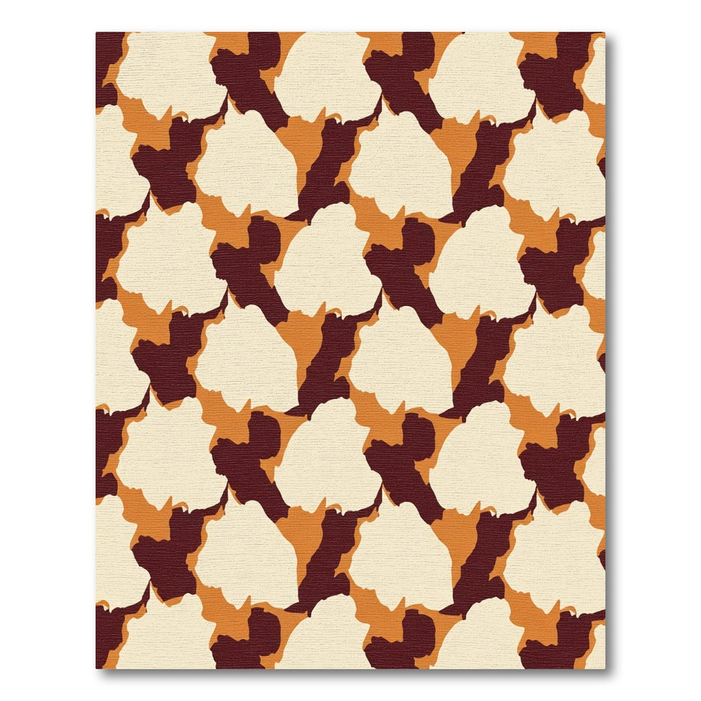 Earthy Tones Organic Camouflage Rug