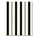 Graphic Black And White Columns Rug