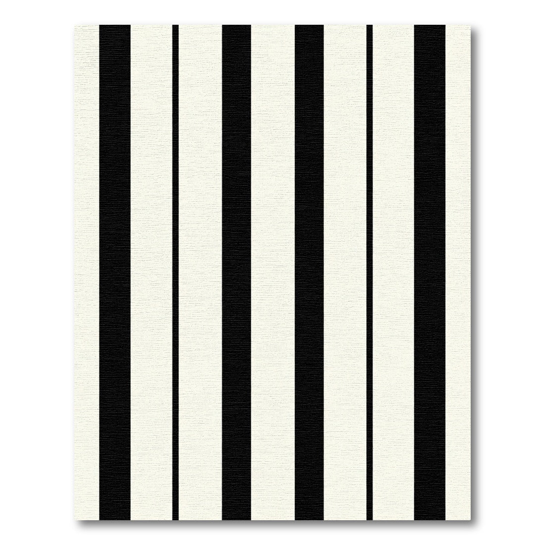 Graphic Black And White Columns Rug