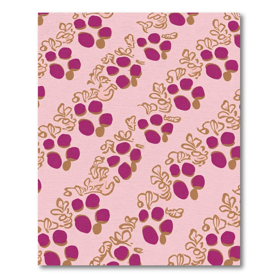 Pink Berry Blossom Vine Rug