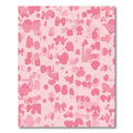 Soft Pink Blotchy Organic Shapes Rug