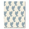 Light Blue Dove Repeat Rug