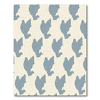 Light Blue Dove Repeat Rug