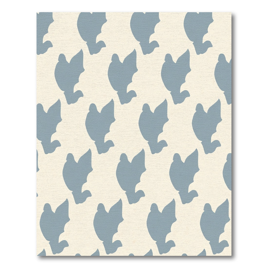 Light Blue Dove Repeat Rug