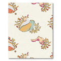 Whimsical Orange Teal Creatures Floral Scene Rug