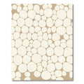 Cream Pebble Scatter Rug
