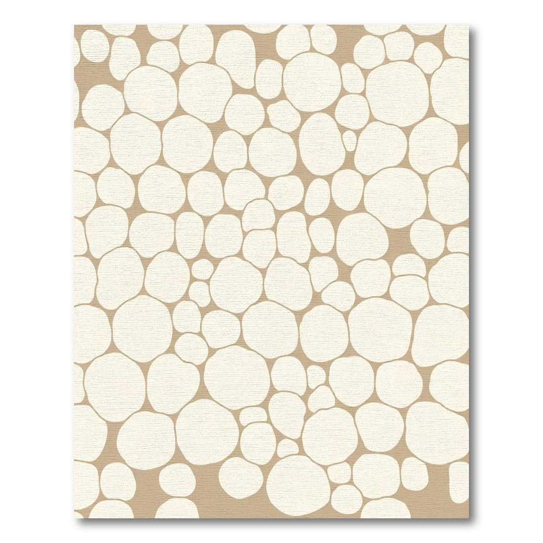 Cream Pebble Scatter Rug