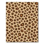 Neutral Tan Leopard Spot Rug