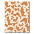 Terracotta Organic Abstract Shapes Rug