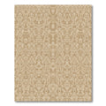 Aged Gold Damask Scroll Rug