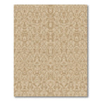 Aged Gold Damask Scroll Rug