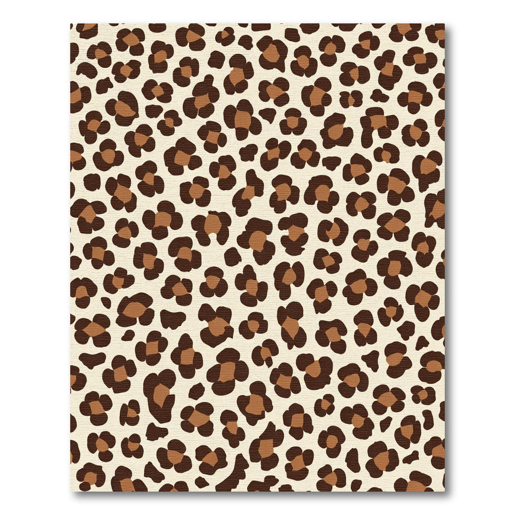 Brown Leopard Spots All Over Rug