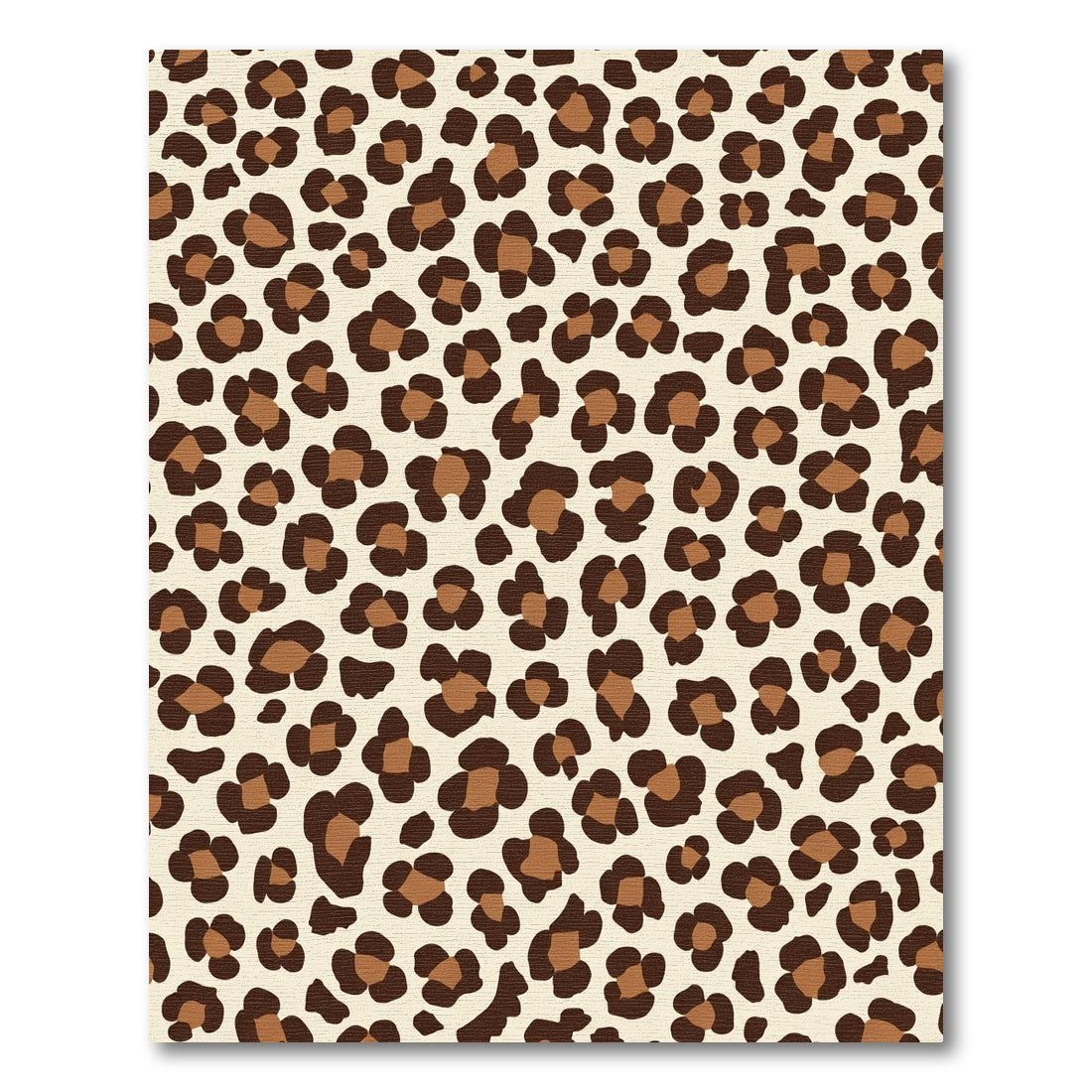 Brown Leopard Spots All Over Rug