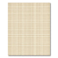 Beige Tan Hand Drawn Grid Rug